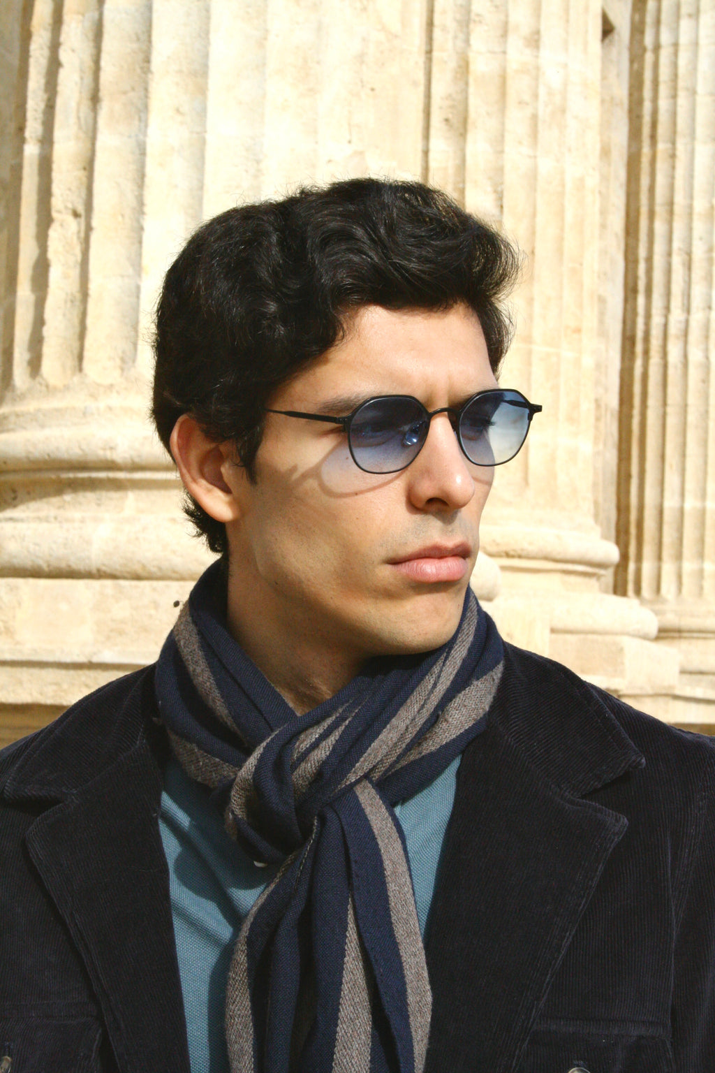 Belfort by Di Capo - Black acetate blue light glasses