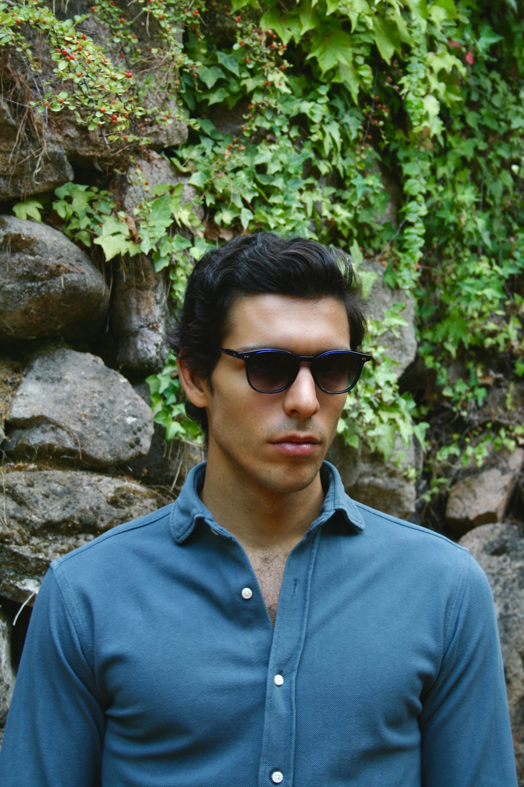Ampat by Di Capo - Navy Blue acetate sunglasses