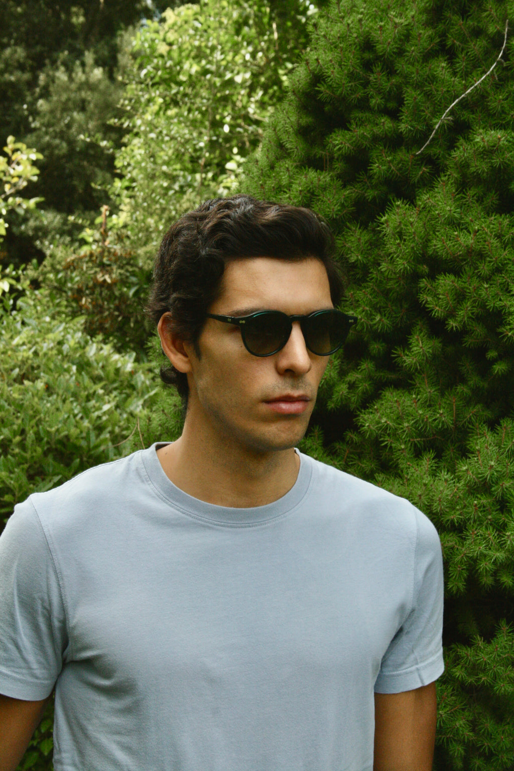 Tourmaline by Di Capo - Forest Green acetate sunglasses