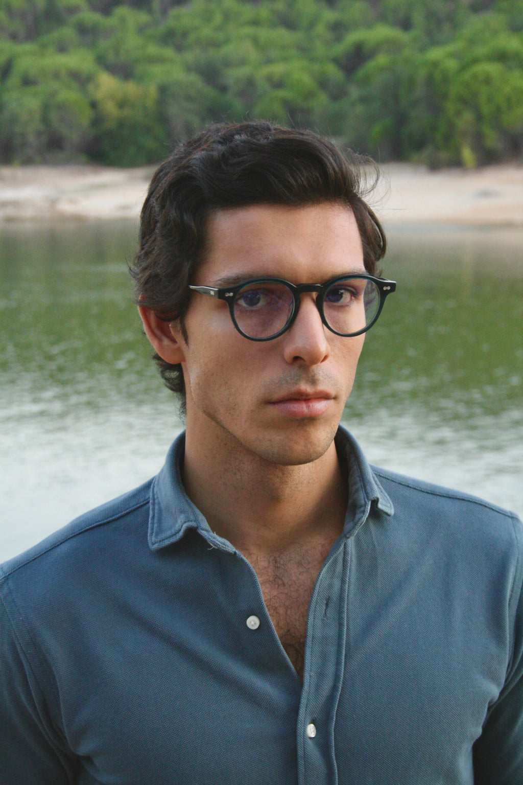 Di Capo Tourmaline Black sunglasses - acetate frame