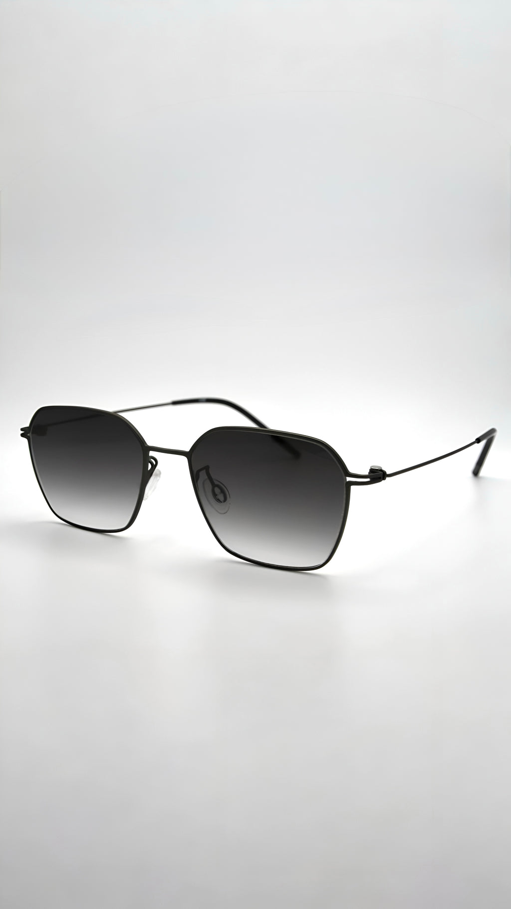 Gekko Black titanium blue light glasses - Di Capo
