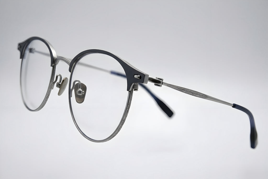 Di Capo Gatsby - Grey titanium blue light glasses