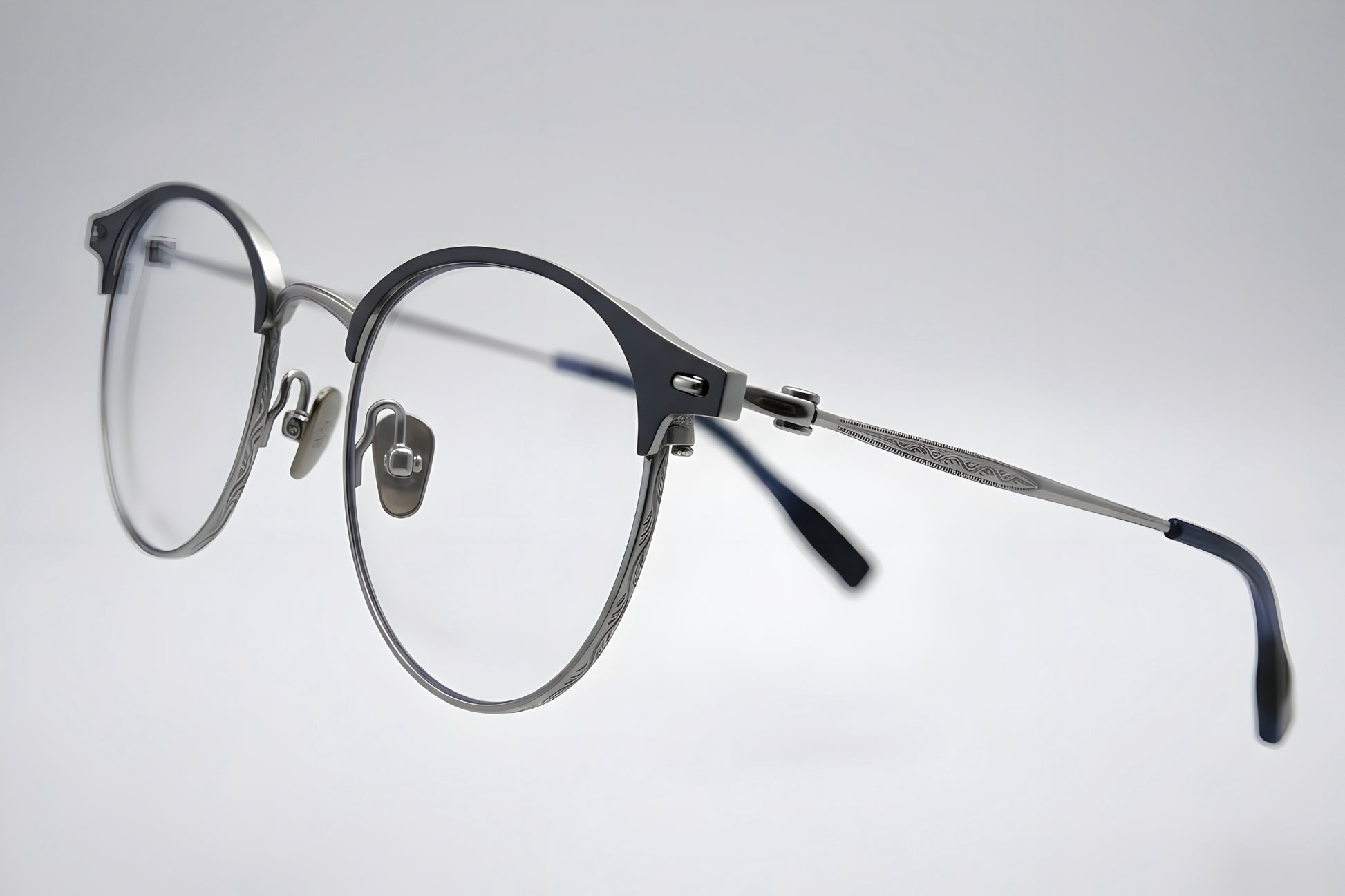 Di Capo Gatsby - Grey titanium blue light glasses