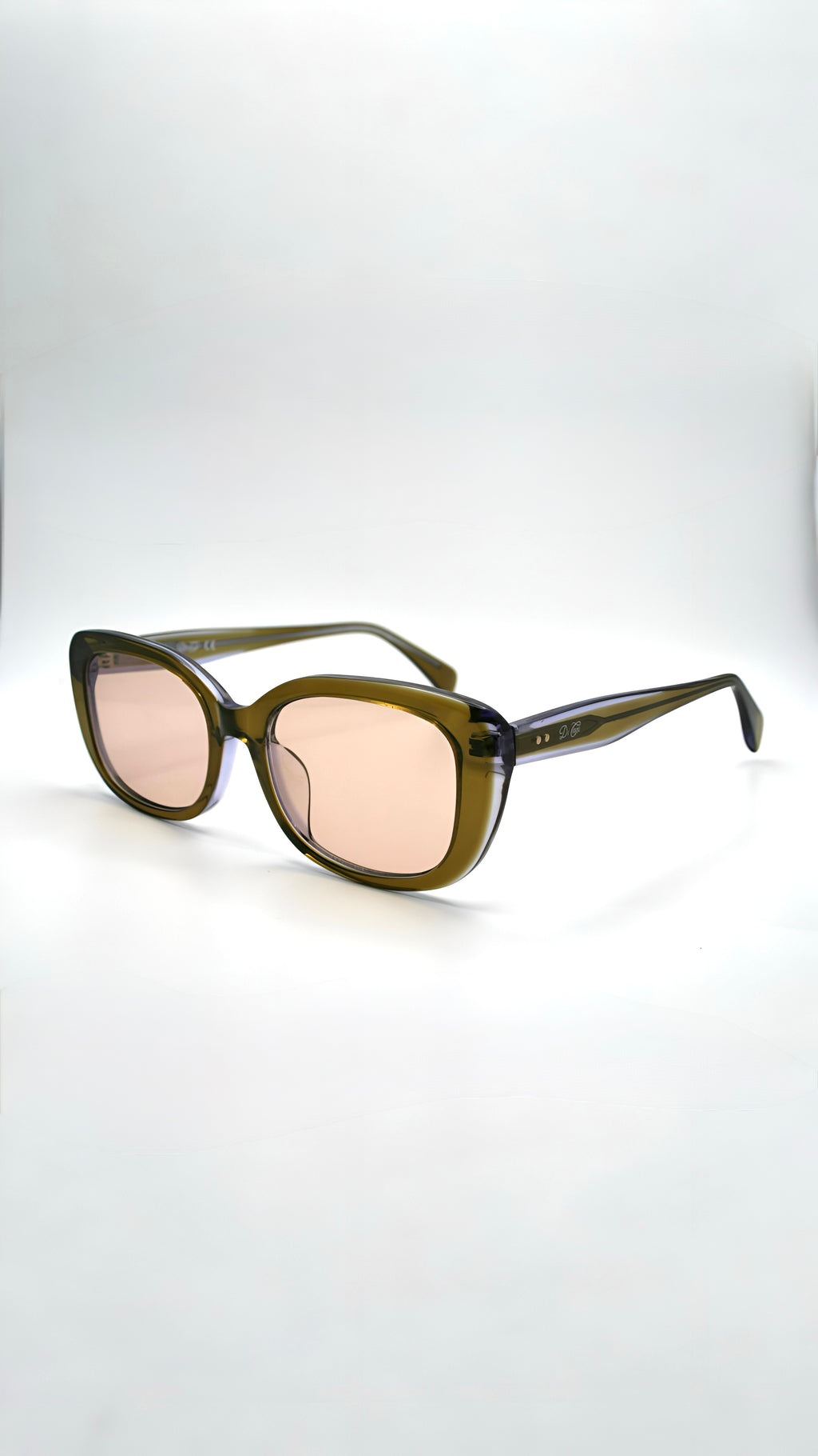 Holbox Olive Green acetate sunglasses - Di Capo