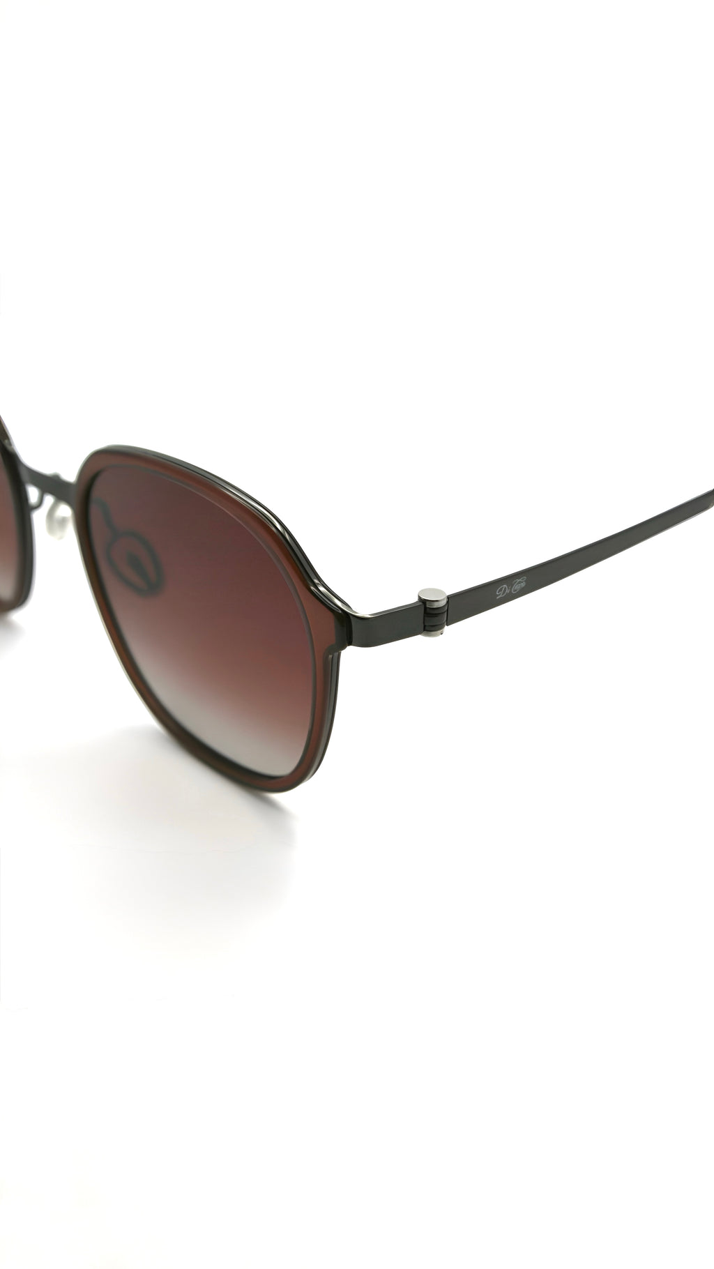 Miranda Green titanium blue light glasses - Di Capo