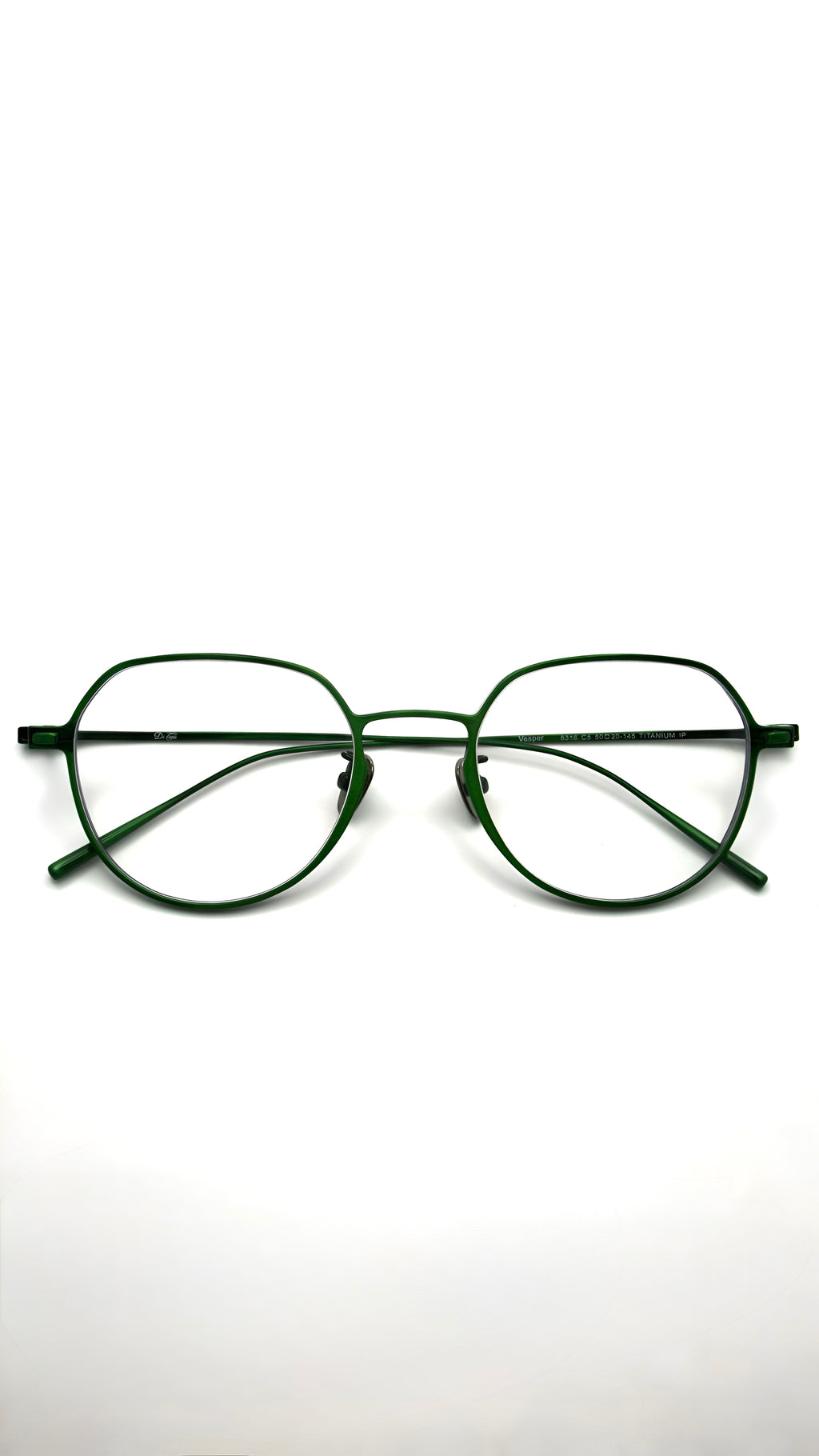 Di Capo Vesper blue light glasses in Clear titanium