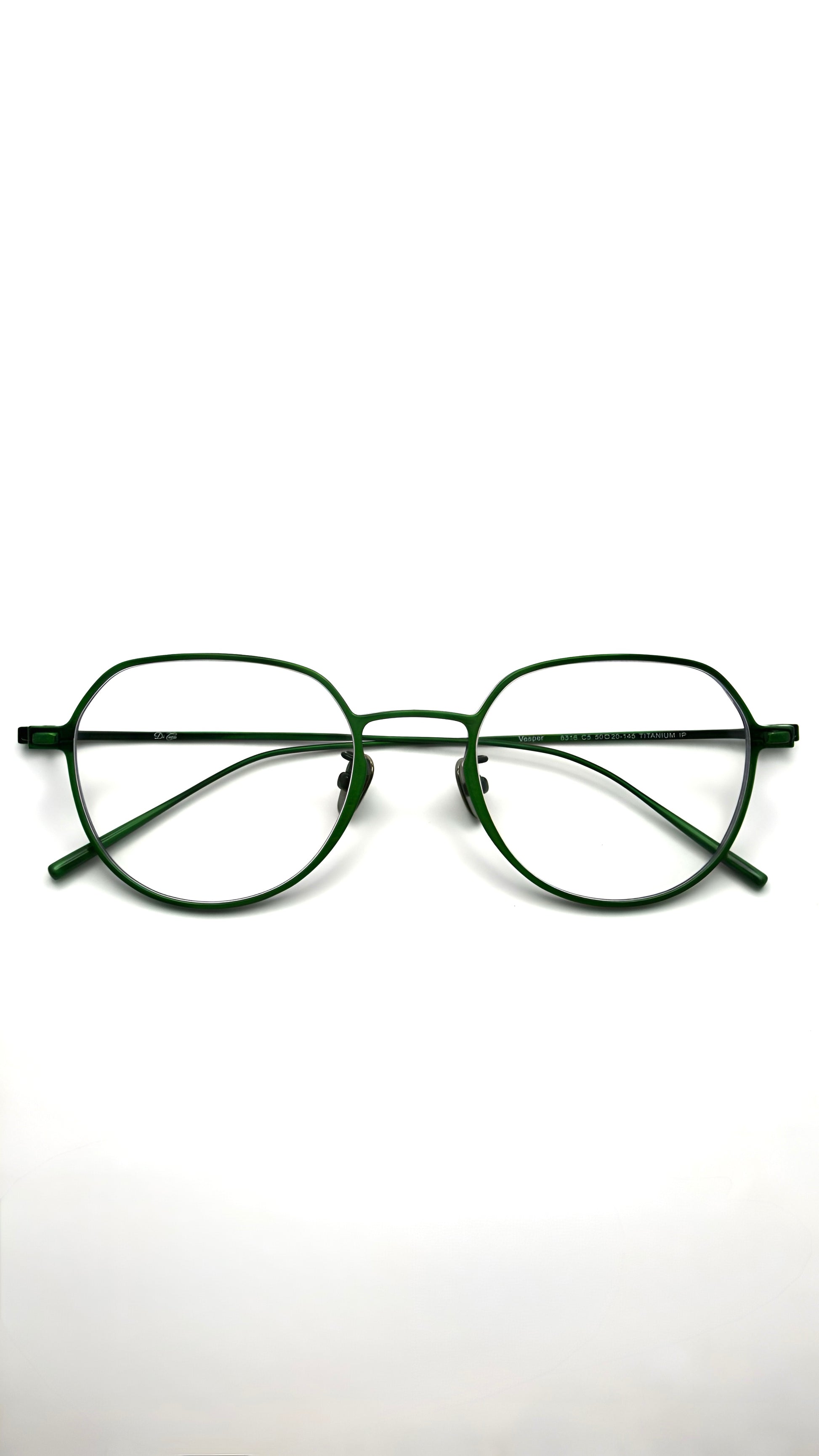 Di Capo Vesper blue light glasses in Clear titanium