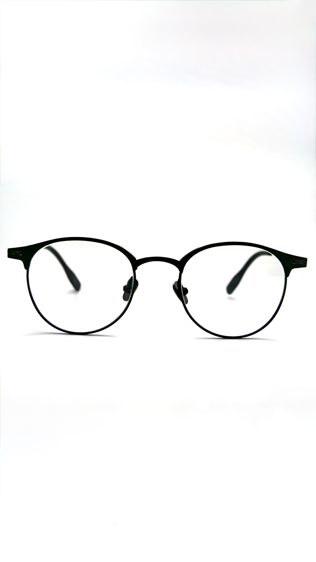 Di Capo Gatsby blue light glasses in Silver titanium