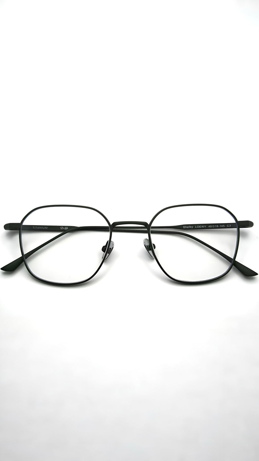 Di Capo Shelby blue light glasses in Silver titanium