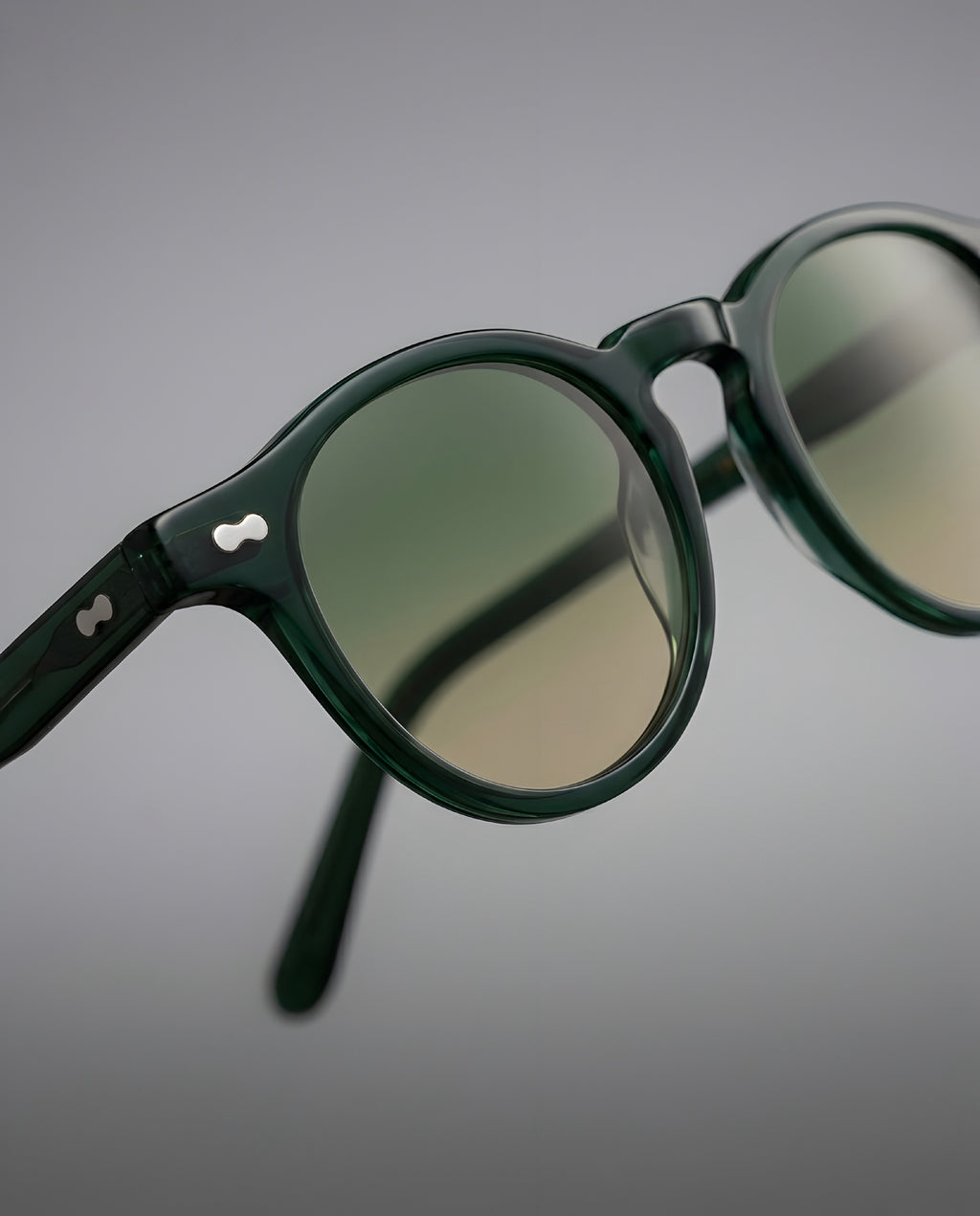 Di Capo Tourmaline - Forest Green acetate sunglasses