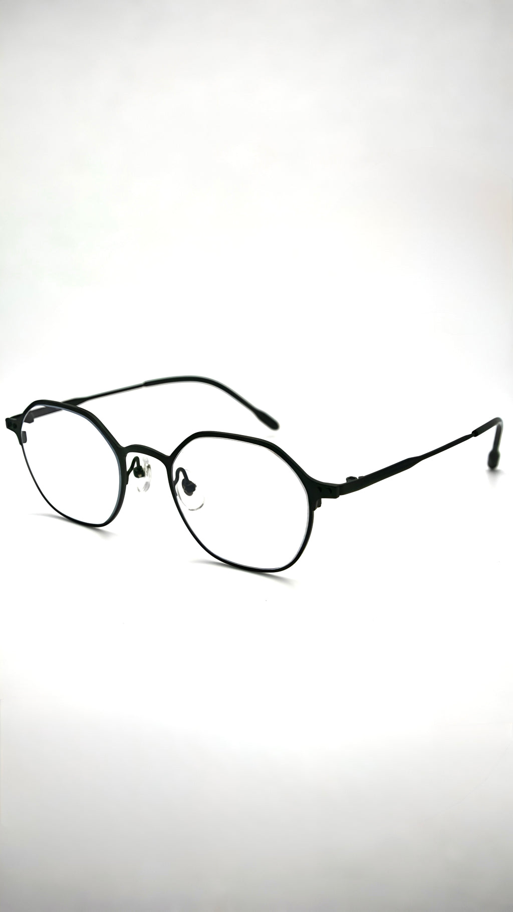 Belfort Black titanium blue light glasses - Di Capo
