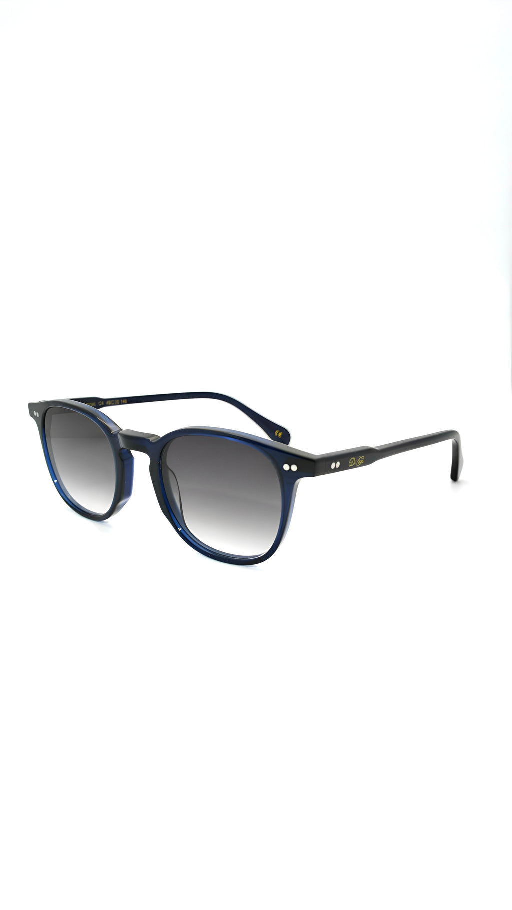 Ampat Navy Blue acetate sunglasses - Di Capo