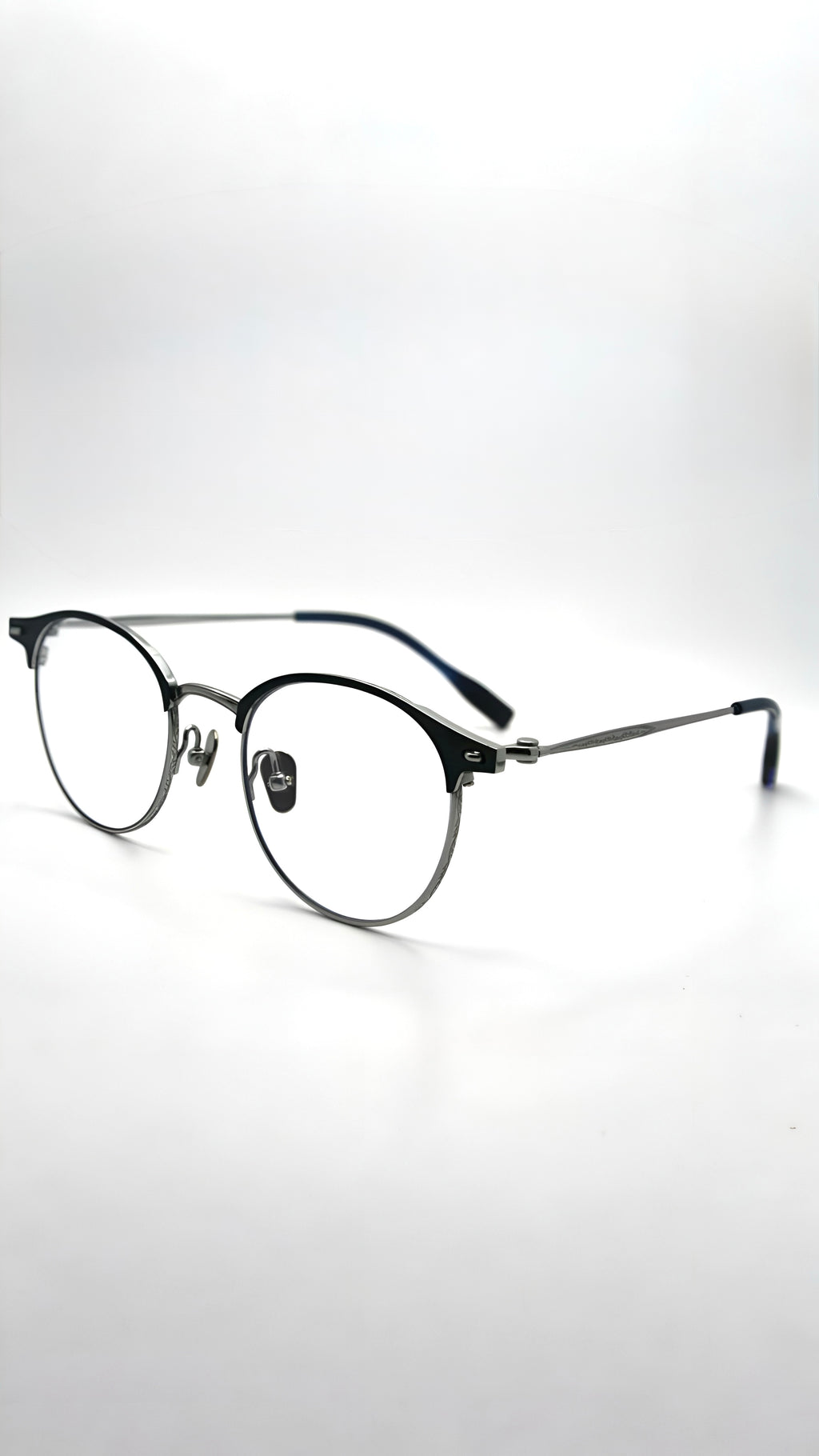 Gatsby blue light glasses in Grey - Di Capo eyewear