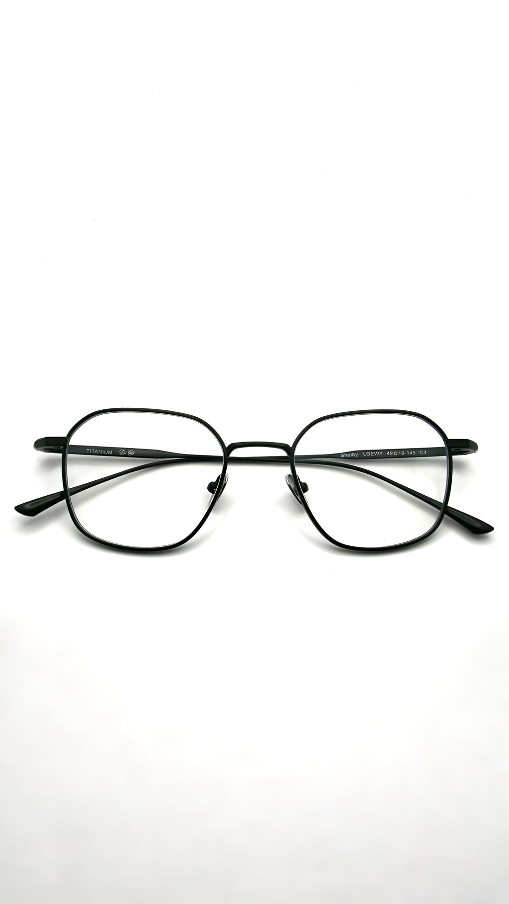 Di Capo Shelby Silver - premium titanium blue light glasses