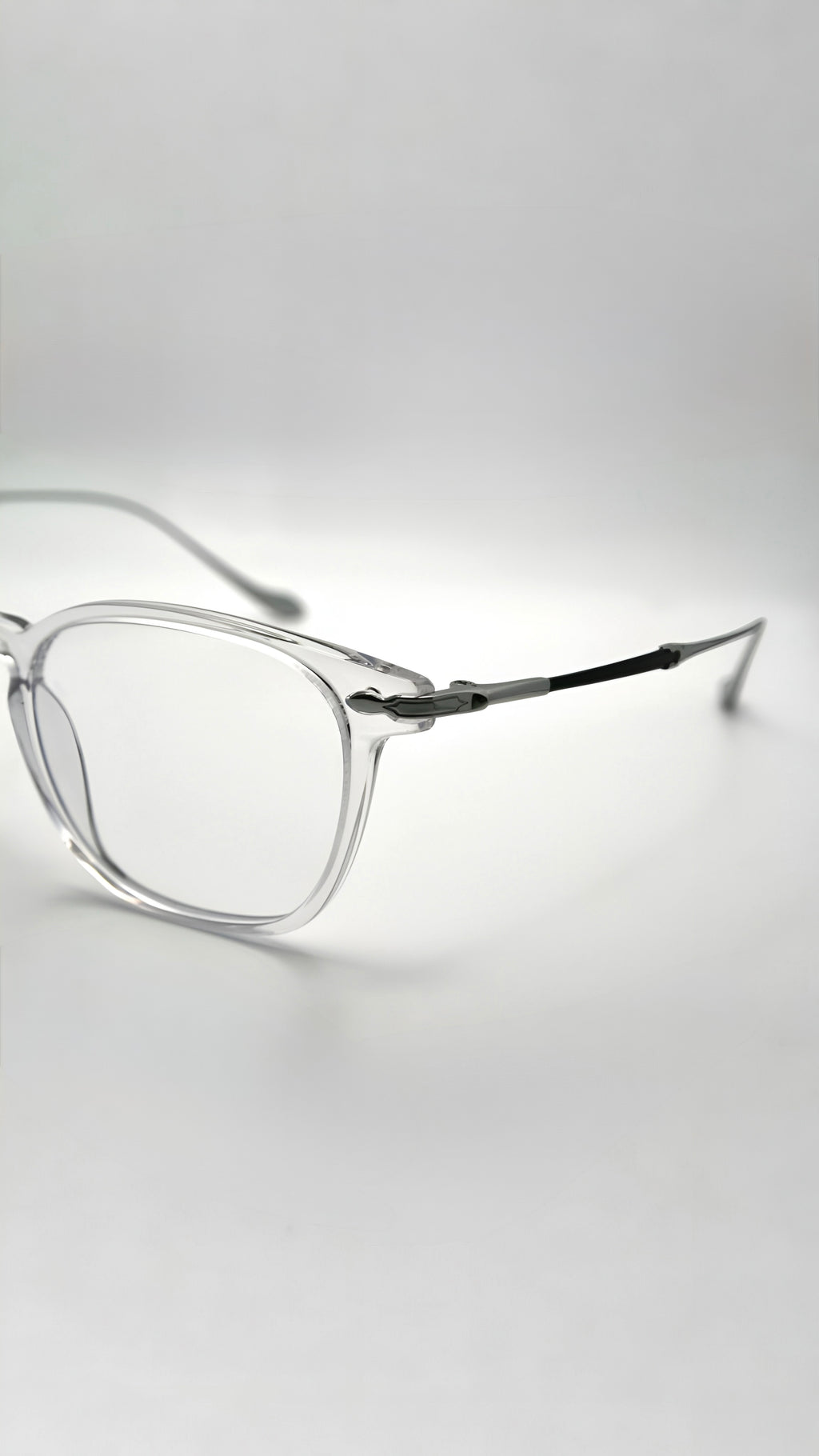 Di Capo Bond Clear blue light glasses - titanium frame
