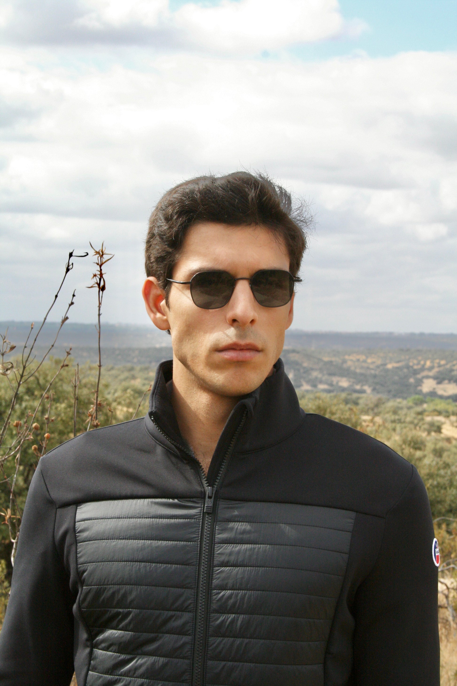 Di Capo Shelby Black blue light glasses - titanium frame