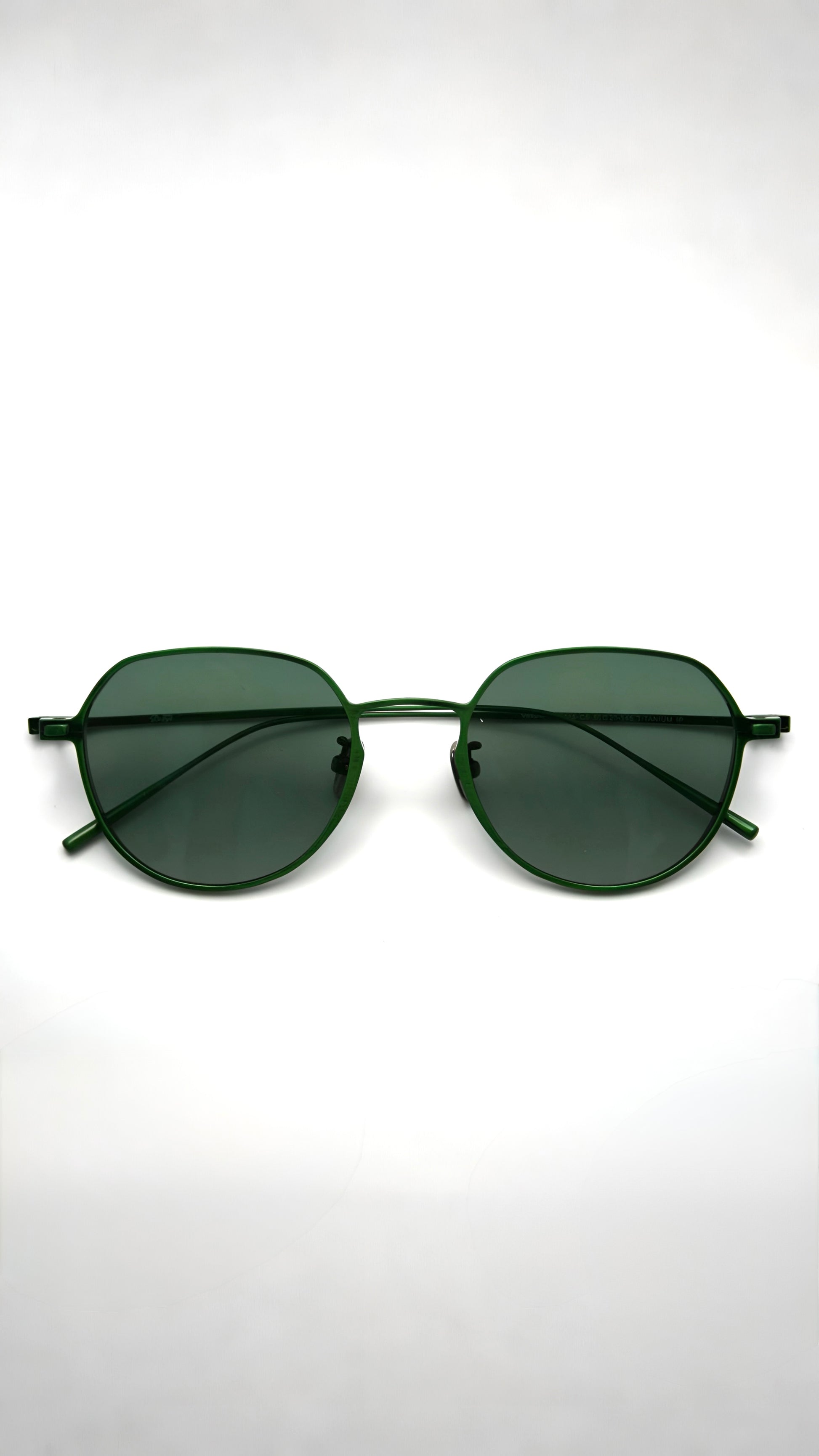 Di Capo Vesper - Green titanium blue light glasses