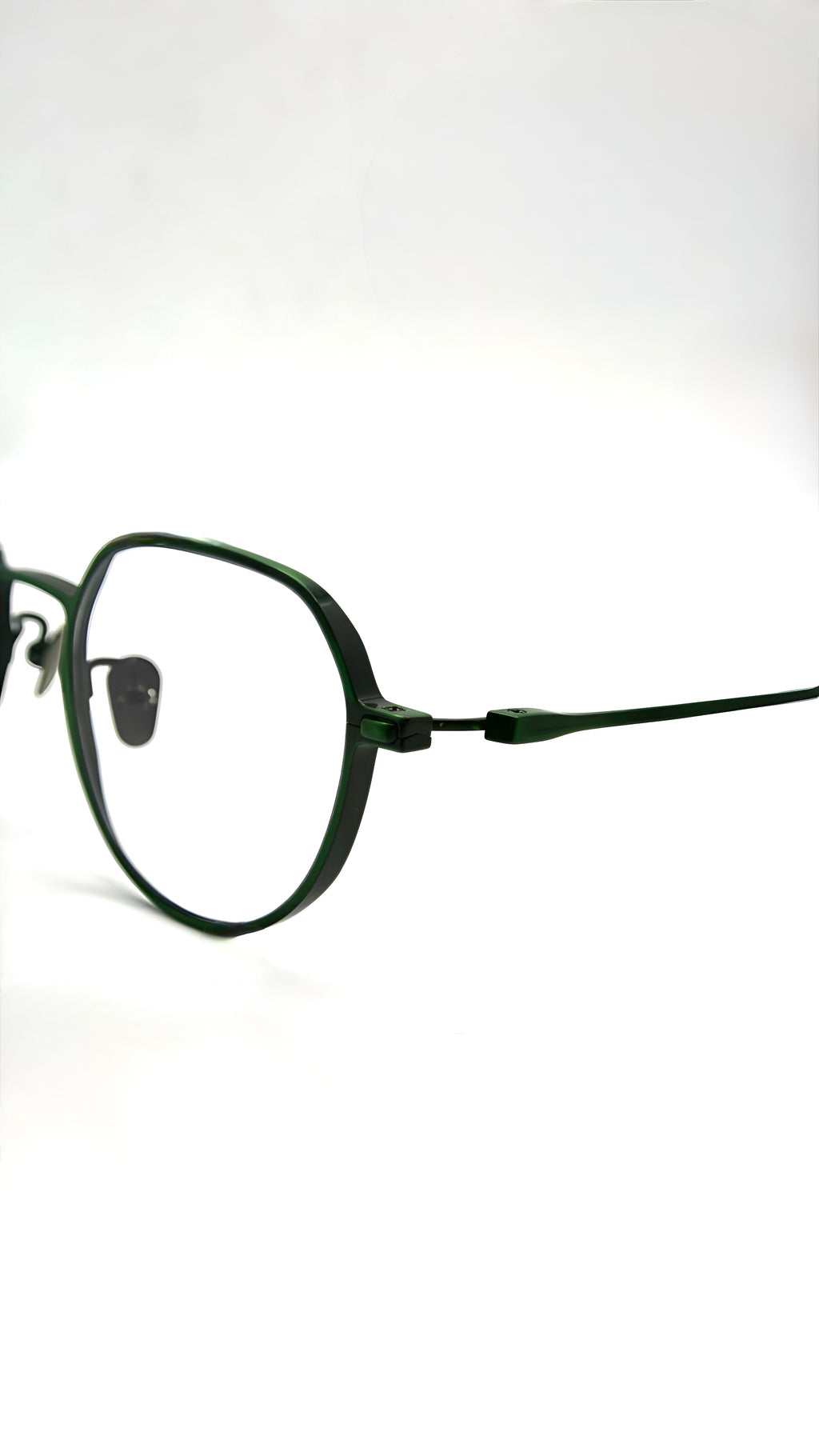 Vesper Clear titanium blue light glasses - Di Capo