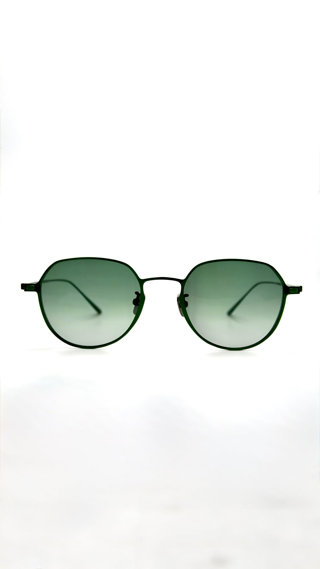 Di Capo Vesper blue light glasses in Green titanium