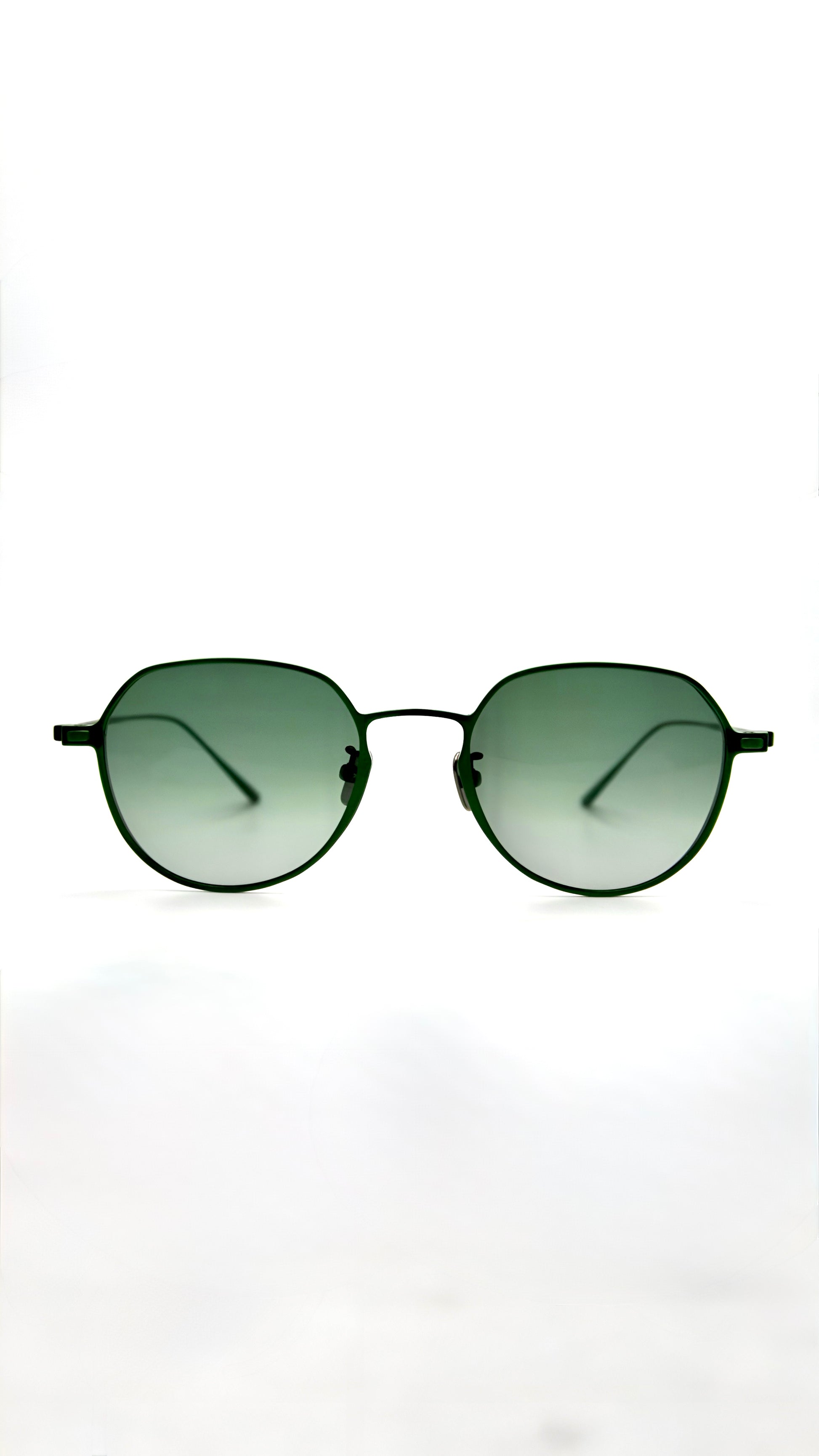 Di Capo Vesper blue light glasses in Green titanium