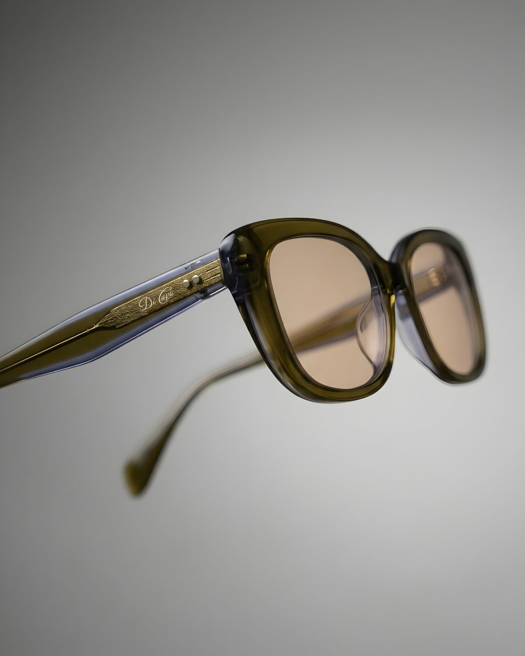 Di Capo Holbox - Olive Green acetate sunglasses