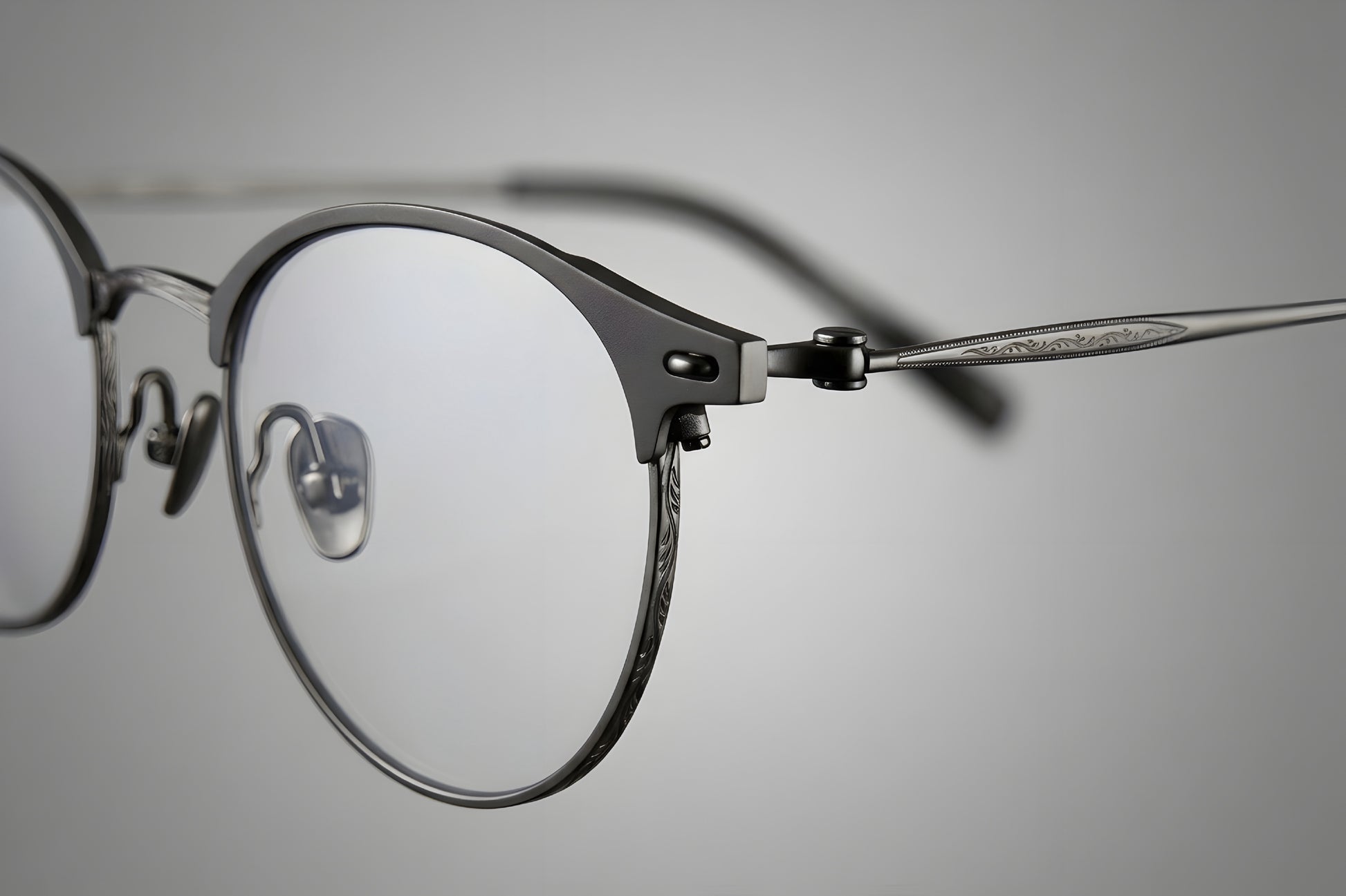 Di Capo Gatsby - Black titanium blue light glasses