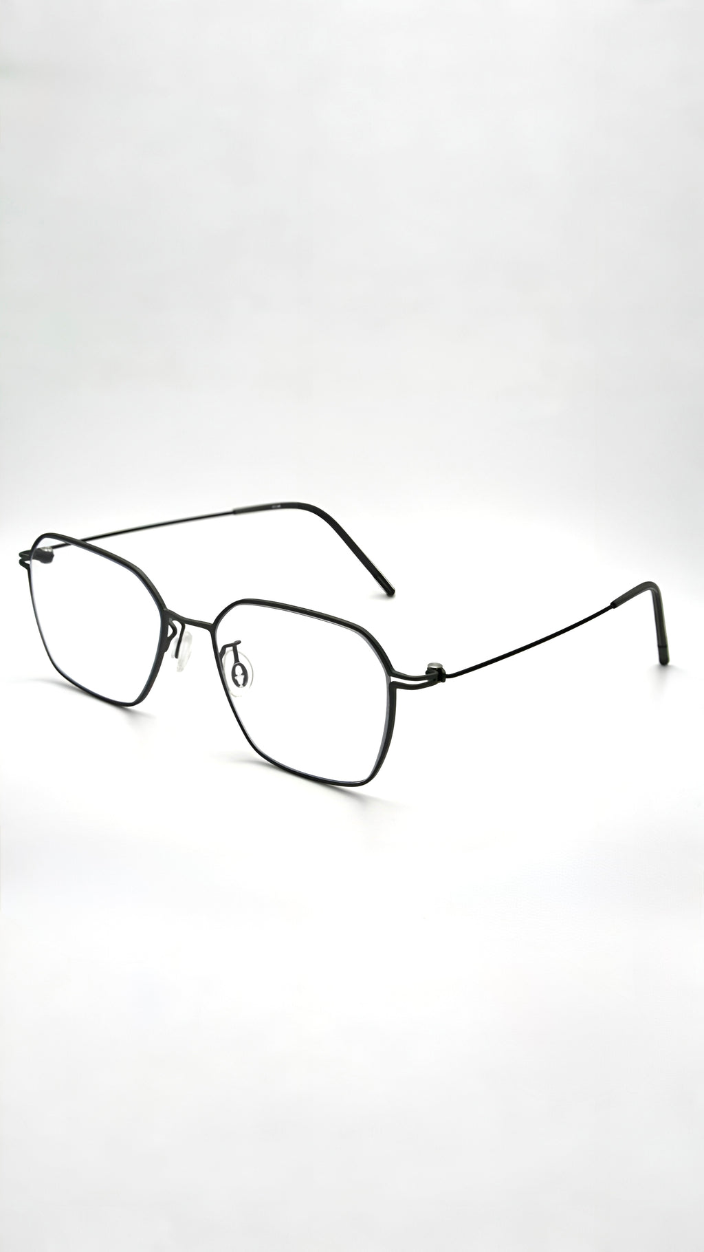 Gekko Silver titanium blue light glasses - Di Capo