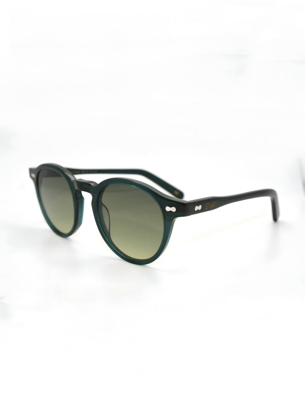 Tourmaline Forest Green acetate sunglasses - Di Capo