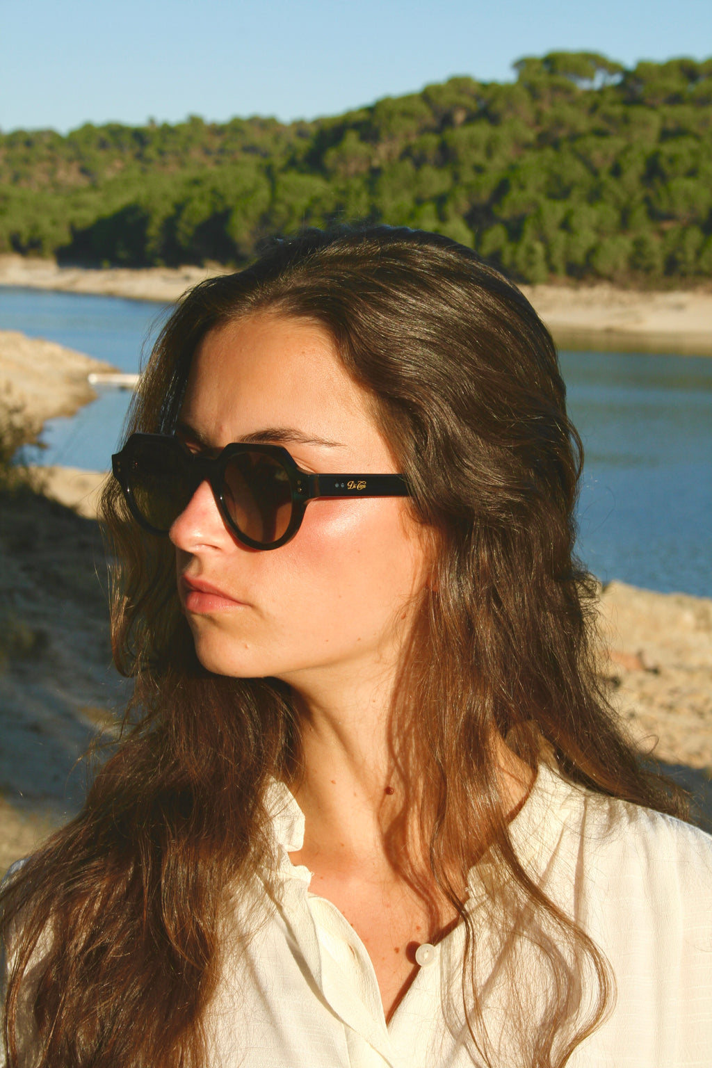 Atitlan by Di Capo - Forest Green acetate sunglasses
