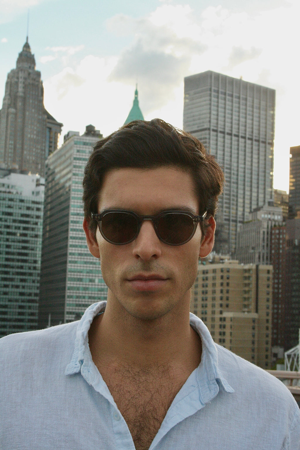 Di Capo Koh sunglasses - Grey acetate frame detail