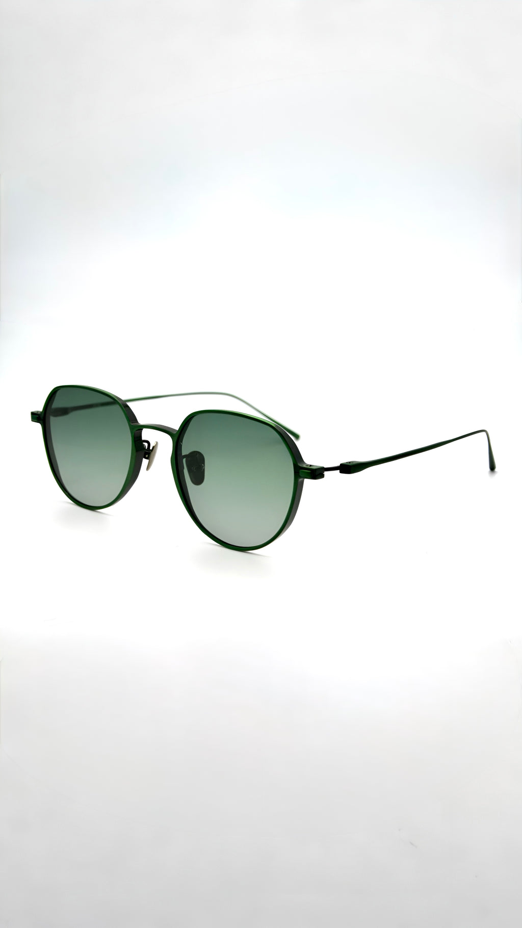 Vesper Green titanium blue light glasses - Di Capo