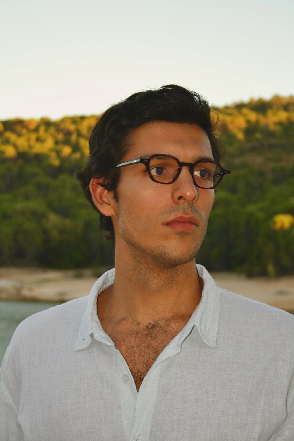 Di Capo Lombok sunglasses - Black acetate frame detail
