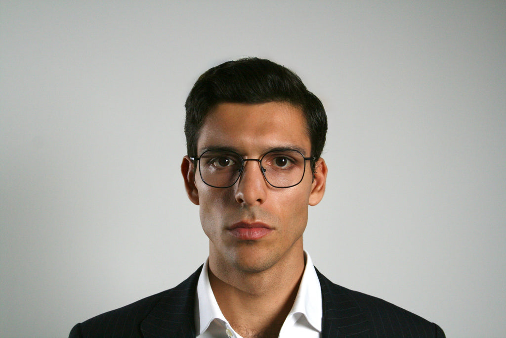 Shelby blue light glasses in Silver - Di Capo eyewear
