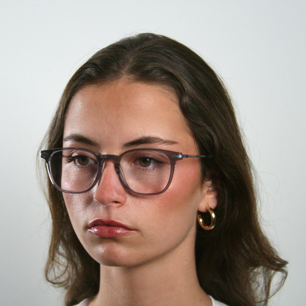 Bond by Di Capo - Clear titanium blue light glasses