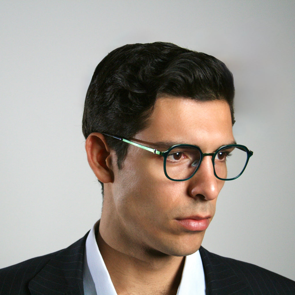 Miranda Green titanium frame - Di Capo screen glasses