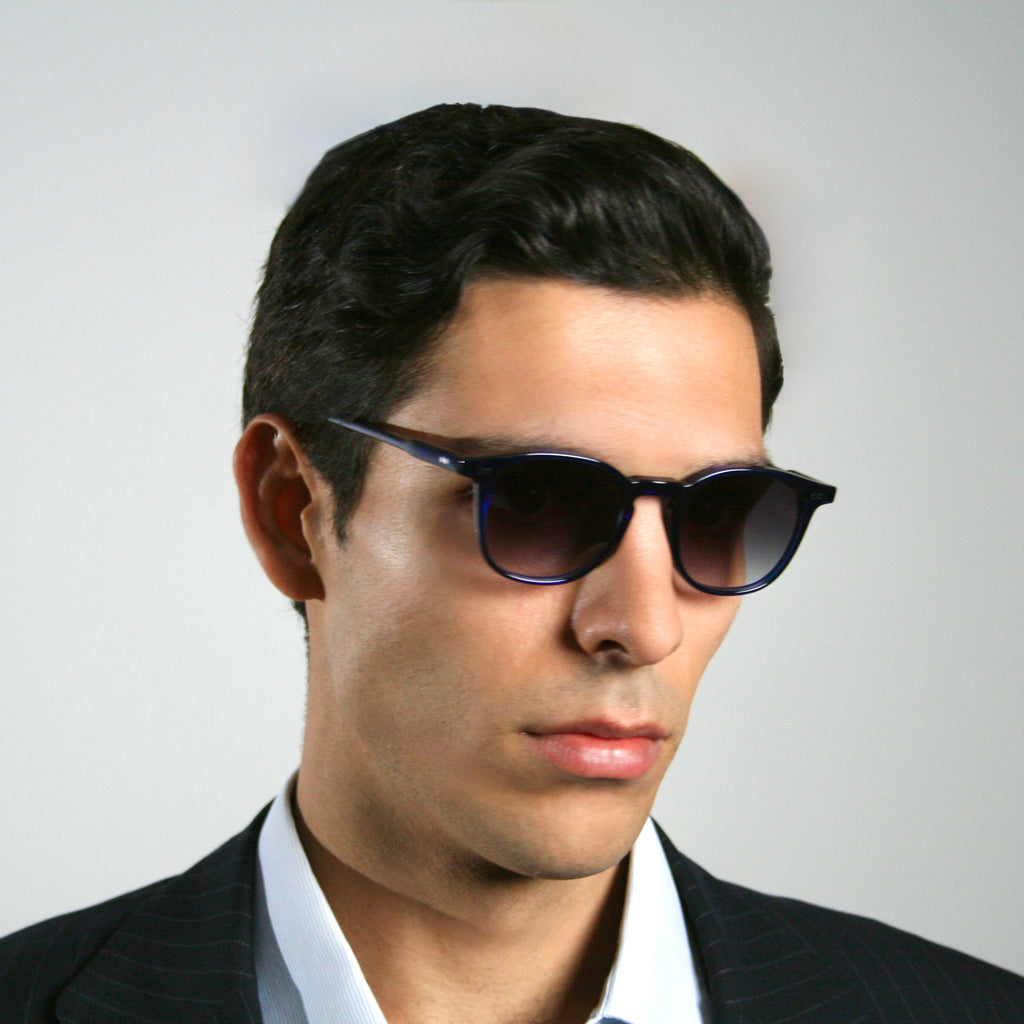 Di Capo Ampat Navy Blue sunglasses - acetate frame