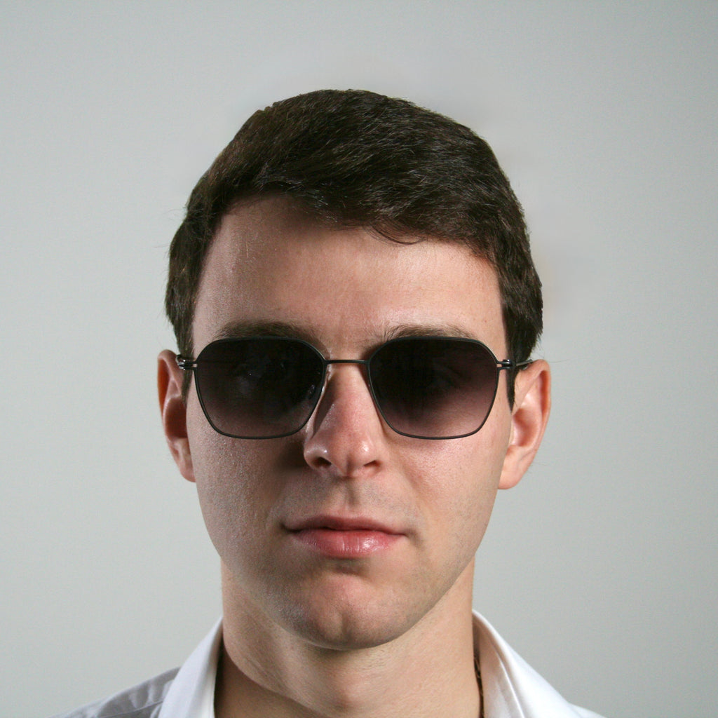 Gekko by Di Capo - Black titanium blue light glasses