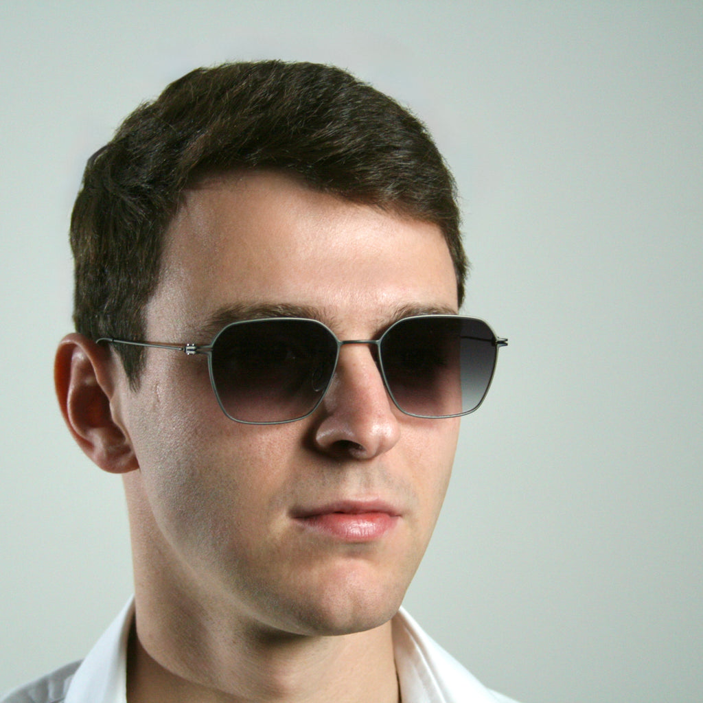 Di Capo Gekko Black - premium titanium blue light glasses