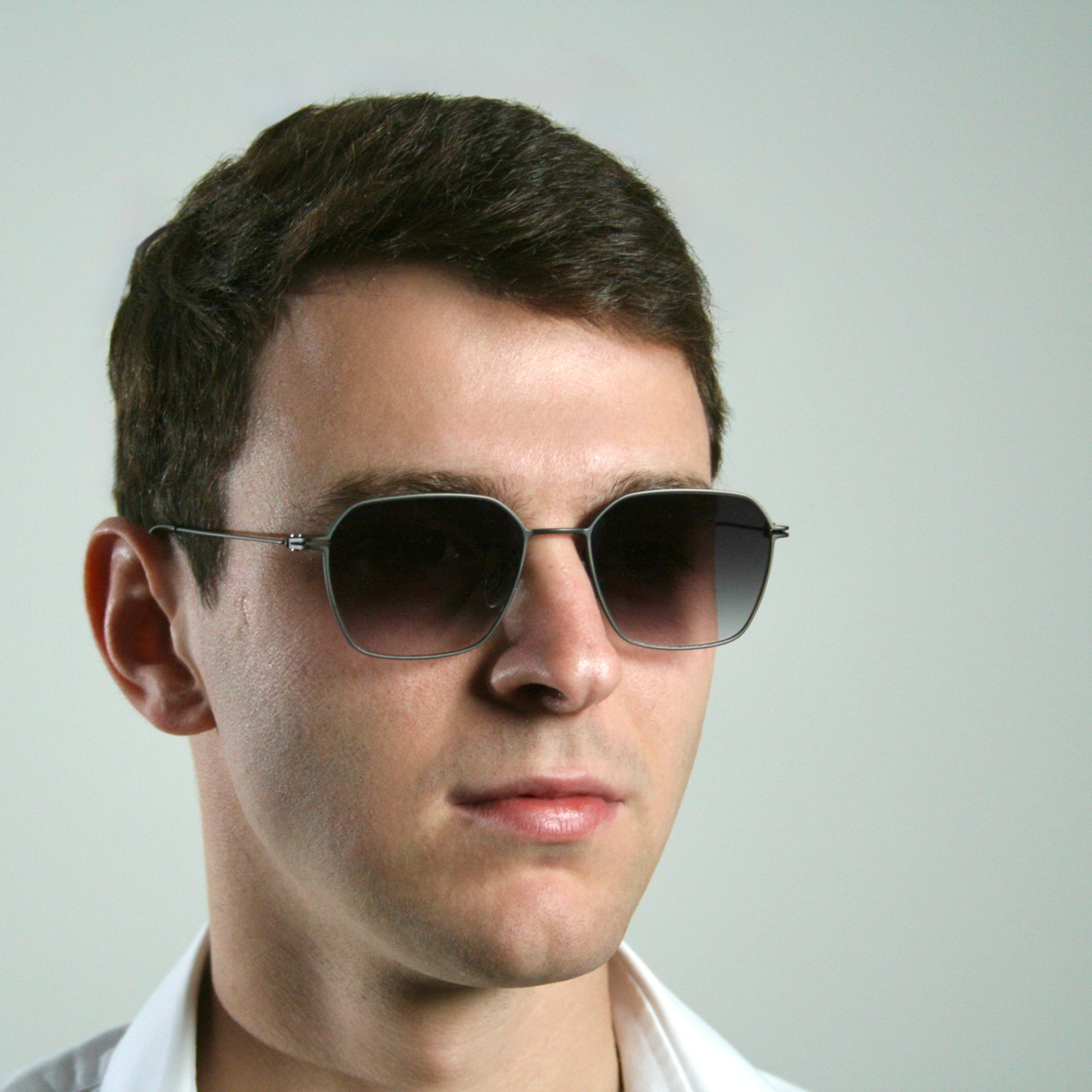 Di Capo Gekko Black - premium titanium blue light glasses