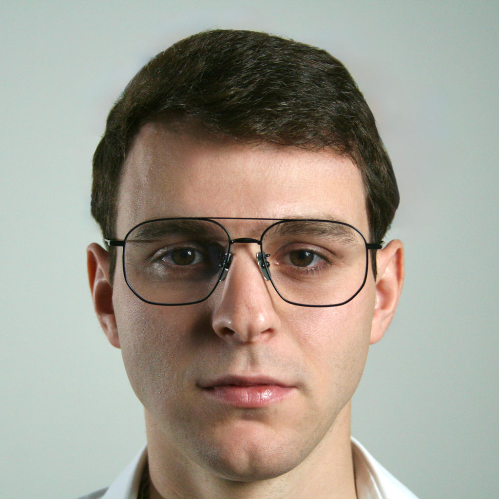 Di Capo Montana Silver blue light glasses - titanium frame