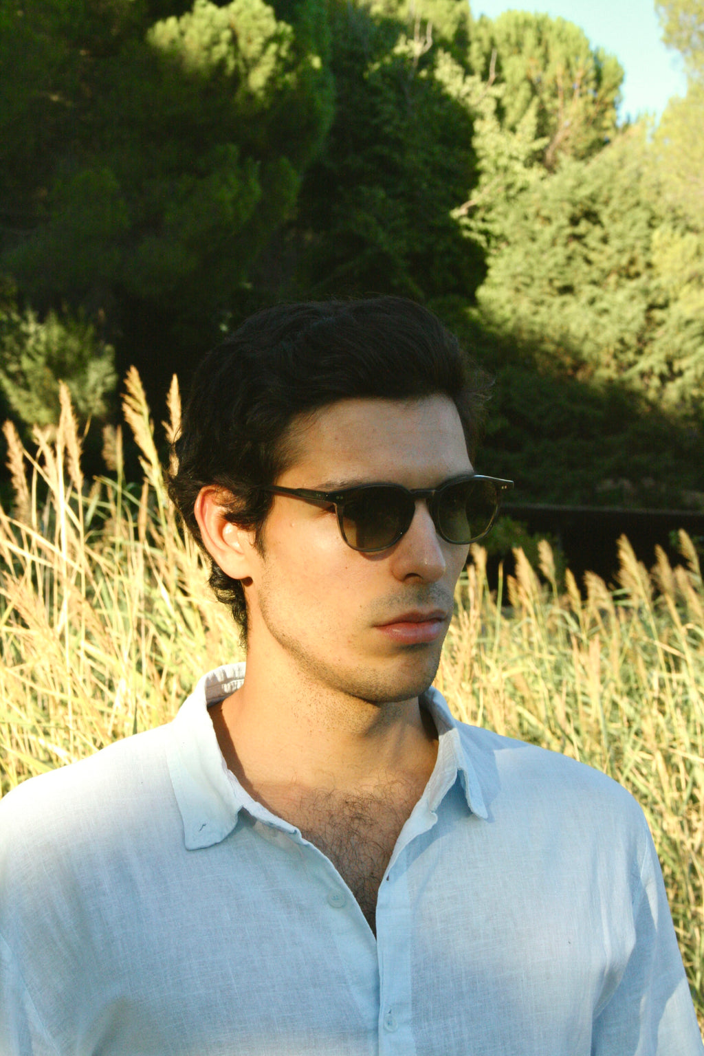 Di Capo Ampat Navy Blue - premium acetate sunglasses