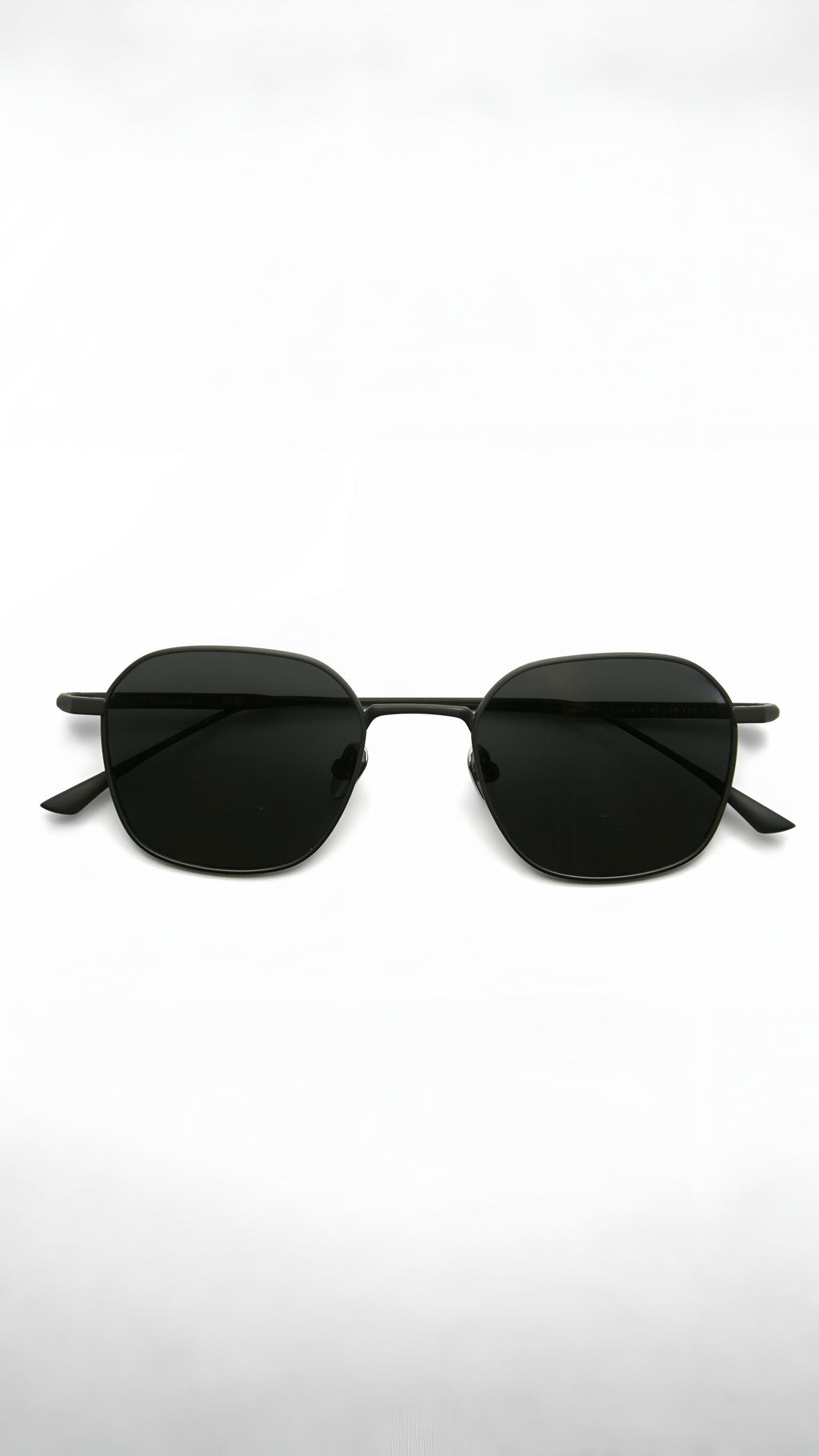 Shelby Black titanium blue light glasses - Di Capo