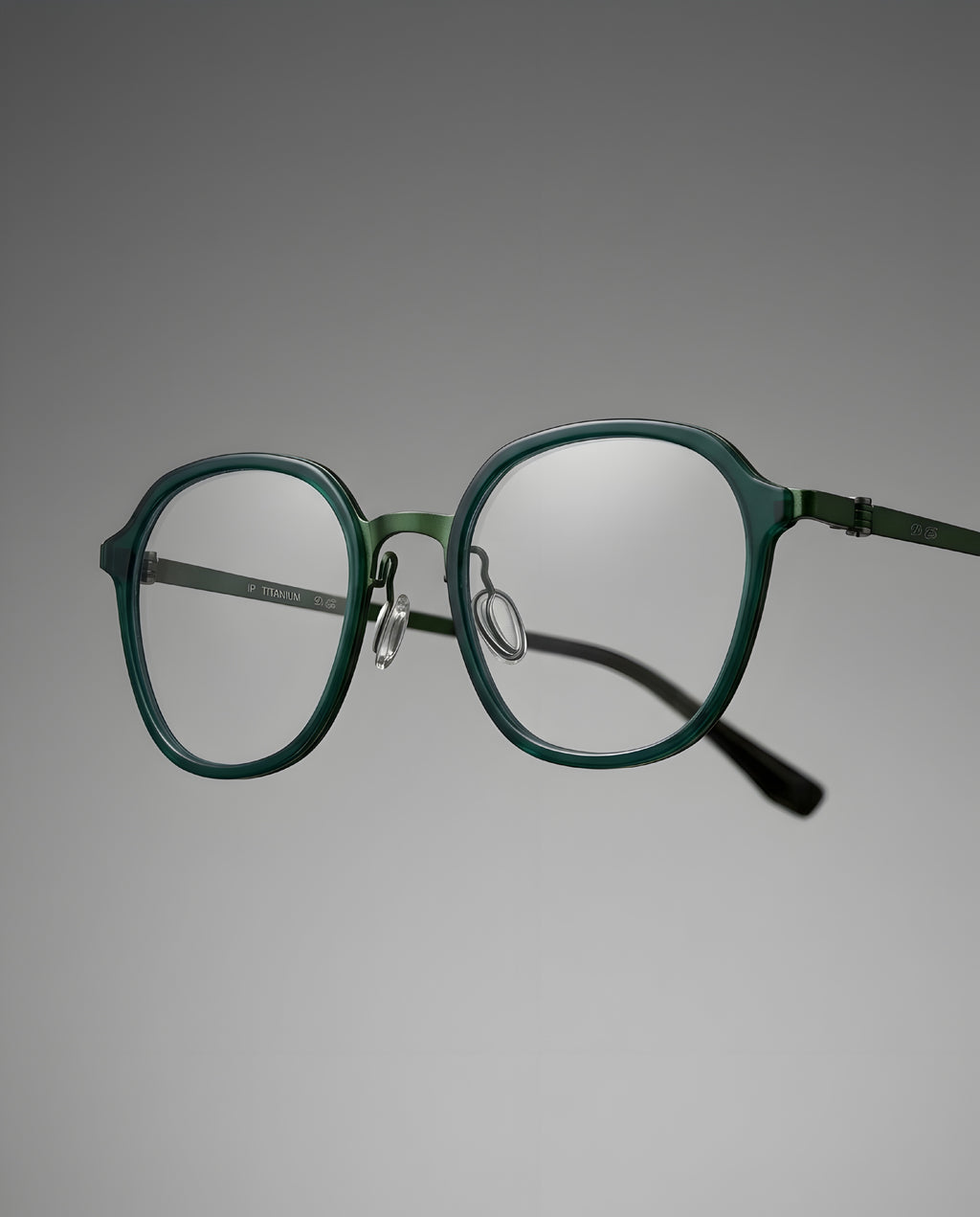 Di Capo Miranda - Green titanium blue light glasses