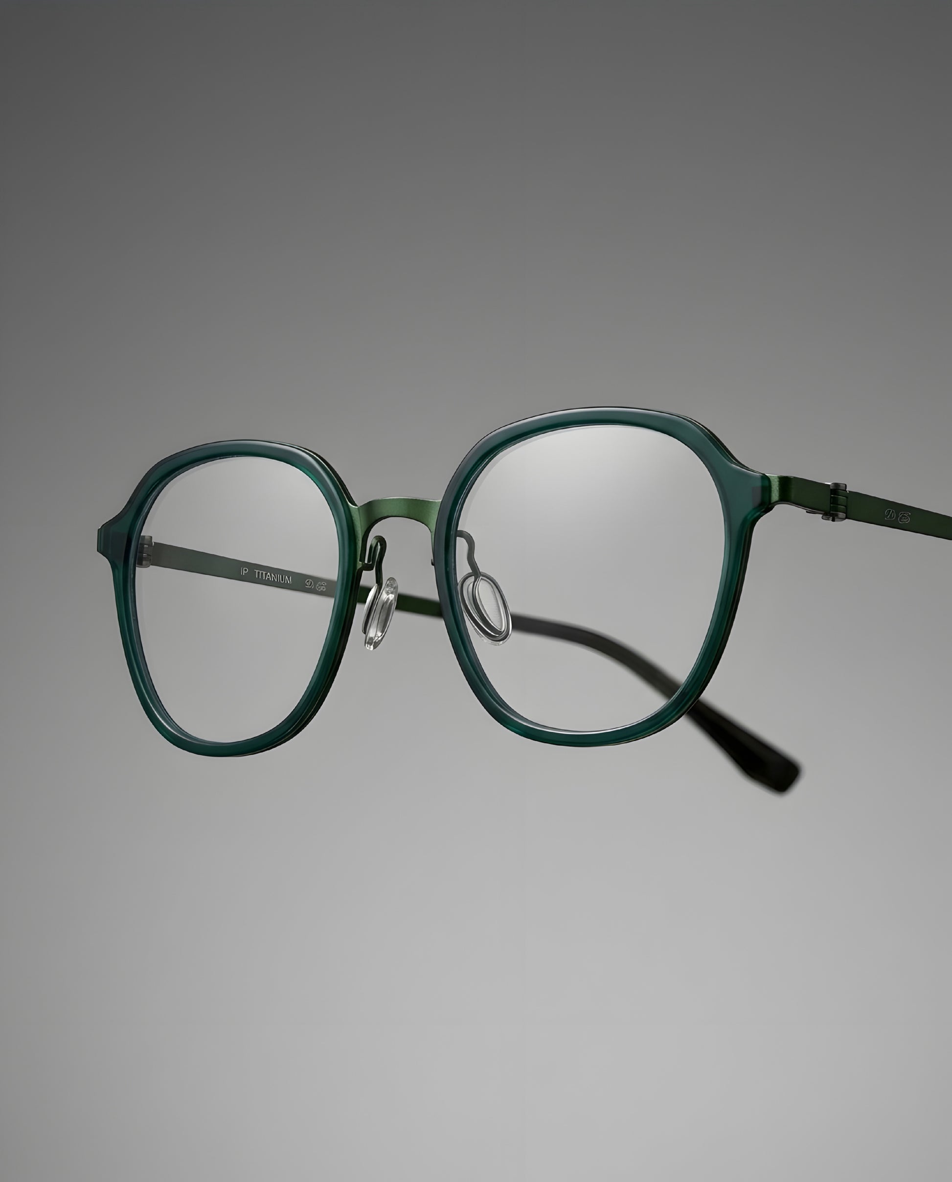 Di Capo Miranda - Green titanium blue light glasses