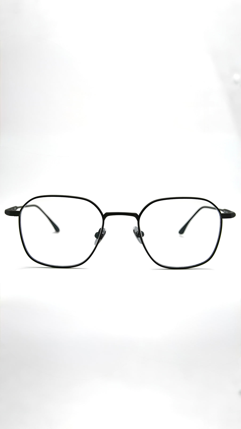 Shelby Silver titanium blue light glasses - Di Capo