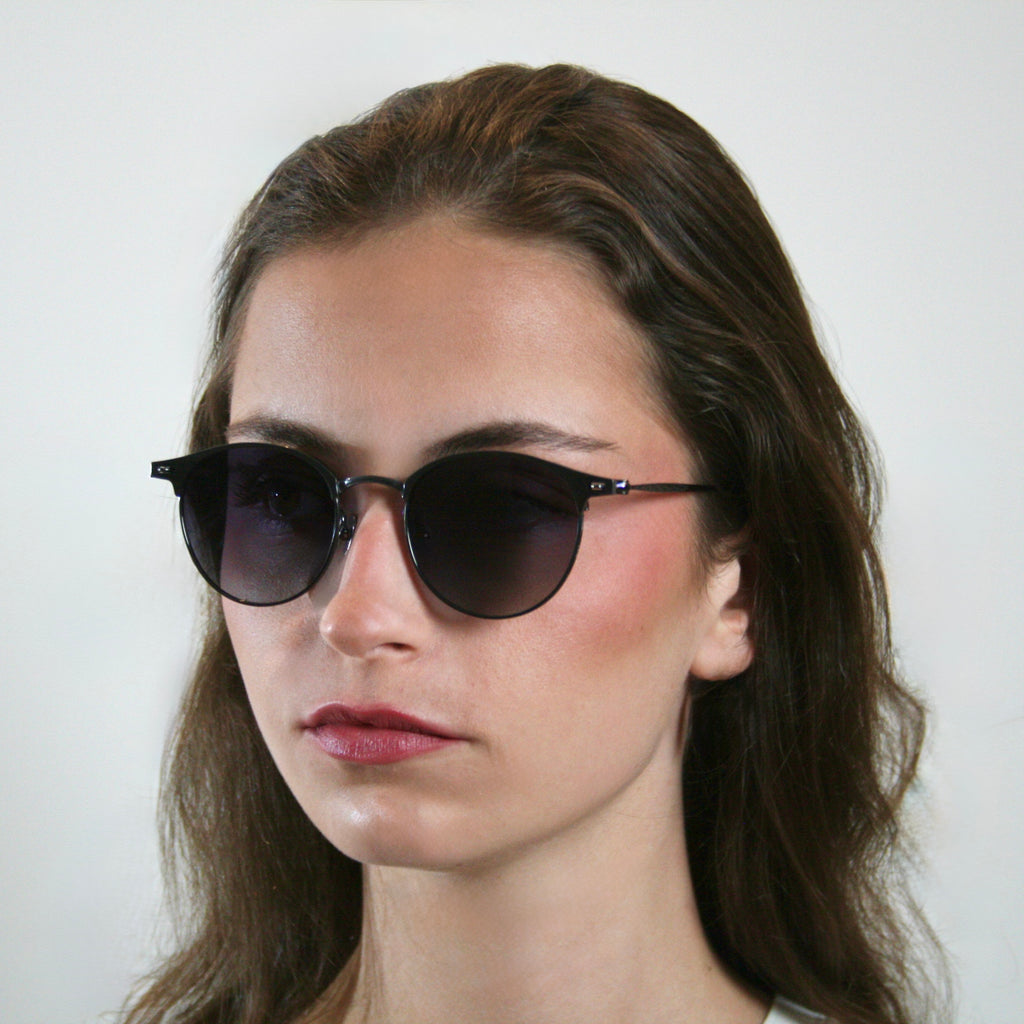Di Capo Gatsby blue light glasses - Blue titanium frame