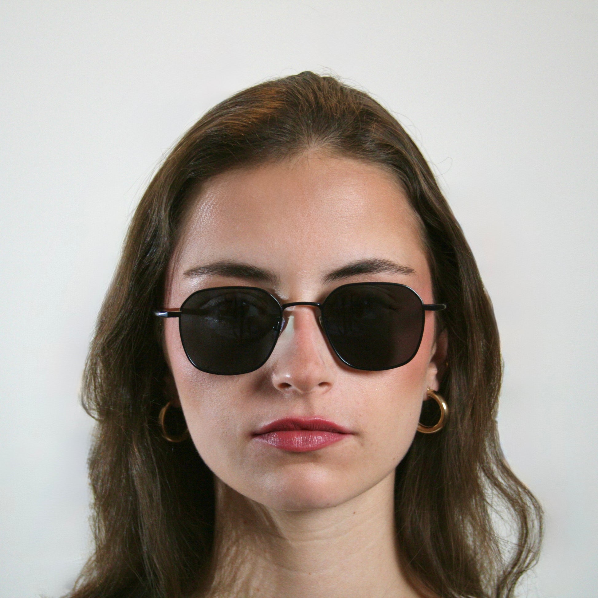 Di Capo Shelby blue light glasses - Black titanium frame