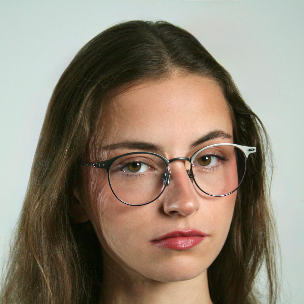 Di Capo Gatsby Black - premium titanium blue light glasses