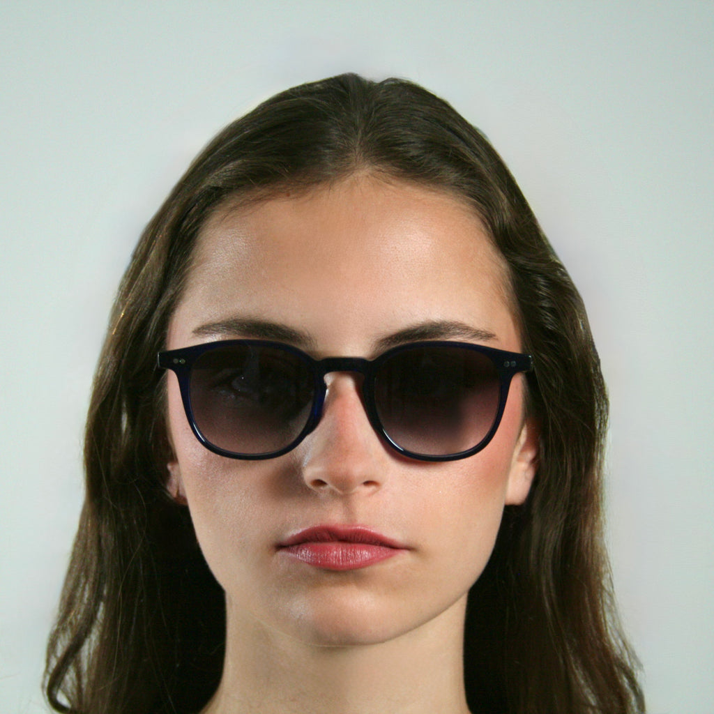 Di Capo Ampat Navy Blue - premium acetate sunglasses