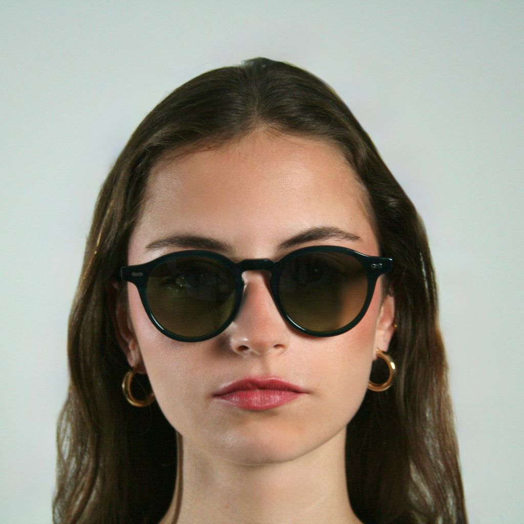 Di Capo Tourmaline Forest Green - premium acetate sunglasses